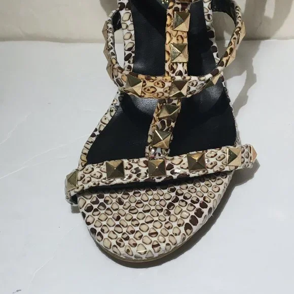Wild Diva Lounge Snake Cage Stiletto shoes 6 NWT - Picture 5 of 14